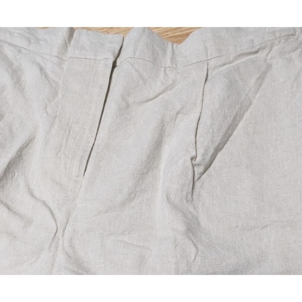 City Chic Sicilian Beige Linen Cotton Pocket Shorts Womens Trendy Plus Size 18 - Picture 10 of 13